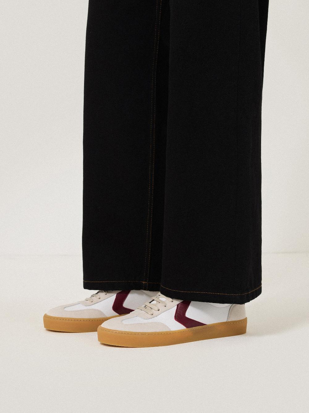 Jigsaw Portland Vintage Classic Trainer White