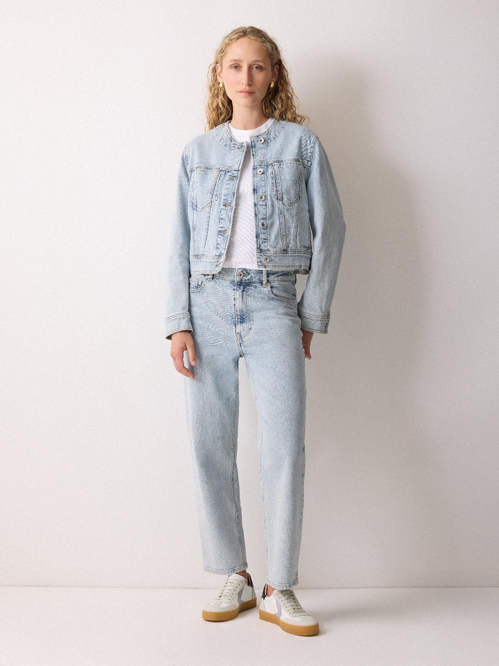 Jigsaw Portland Vintage Classic Trainer White