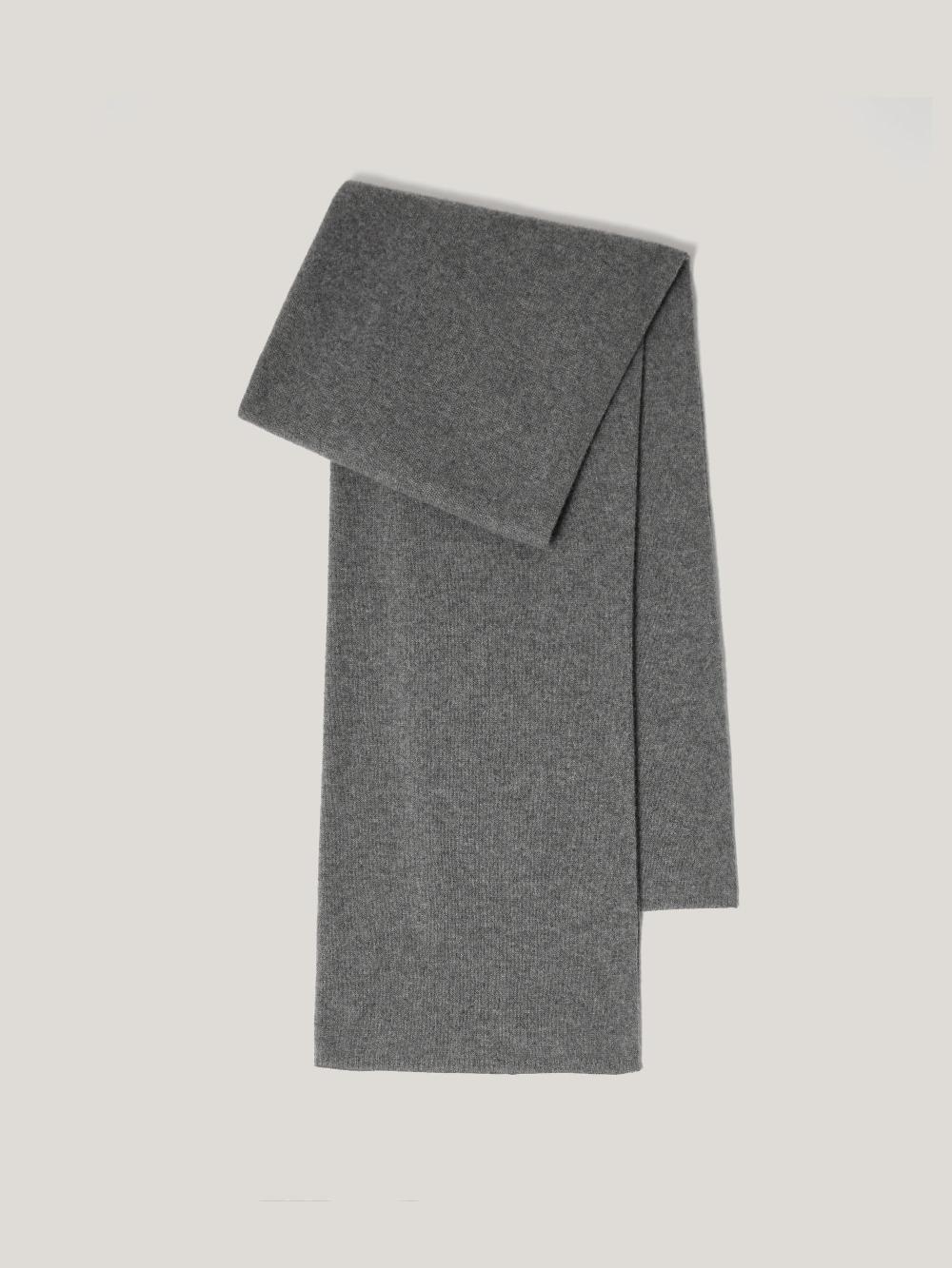 Jigsaw Pure Cashmere Blanket Scarf Mid Grey