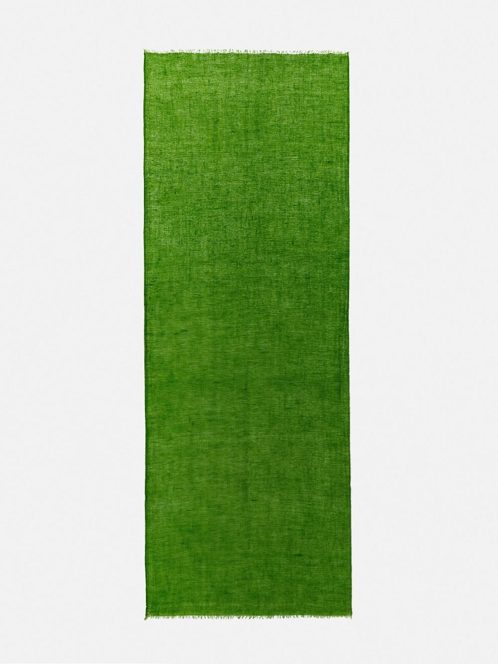 Jigsaw Pure Cashmere Gauze Scarf Green