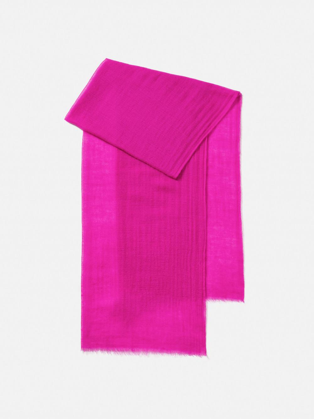 Jigsaw Pure Cashmere Gauze Scarf Pink