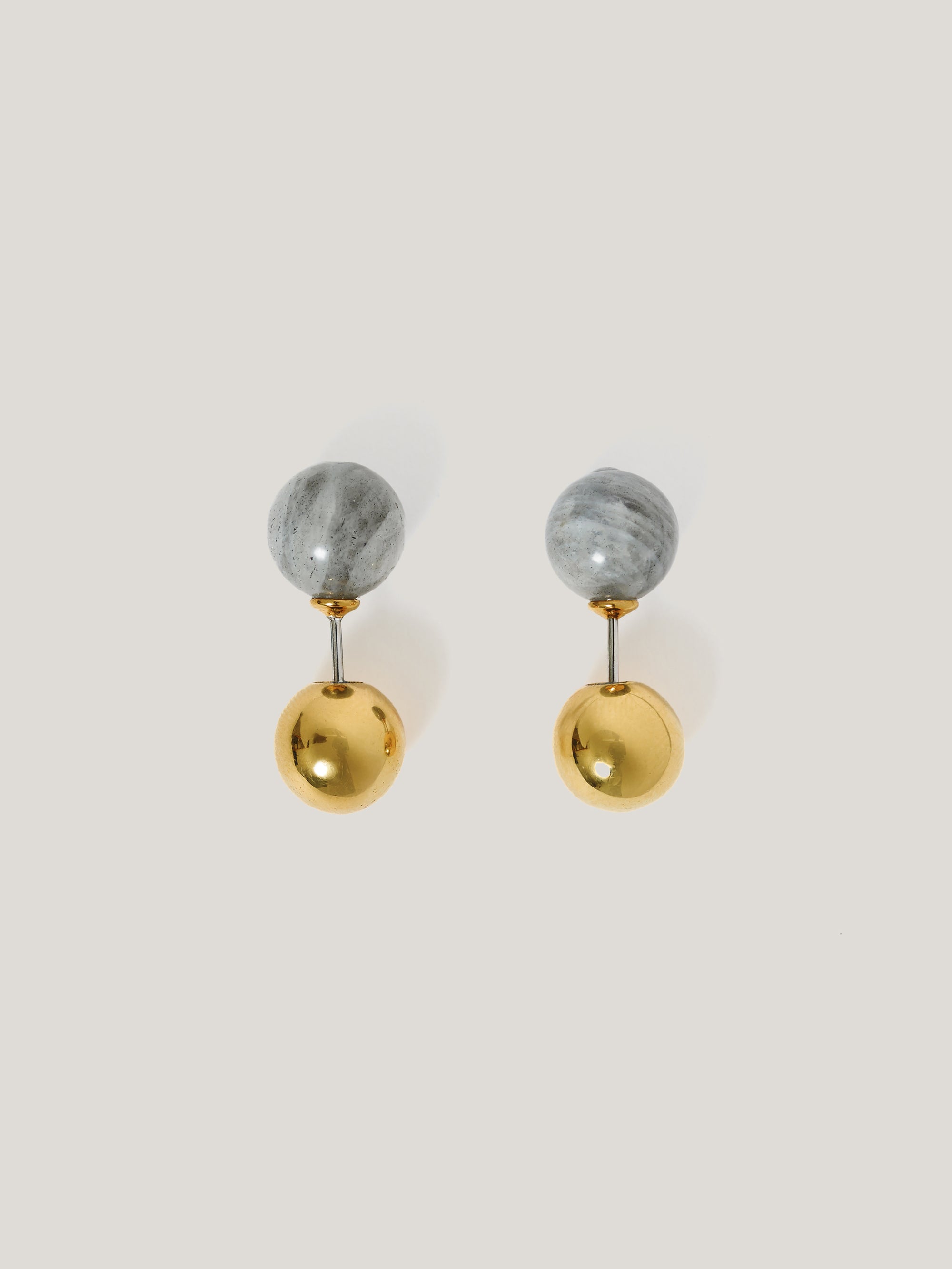jigsaw Reversible Stud Earring Gold