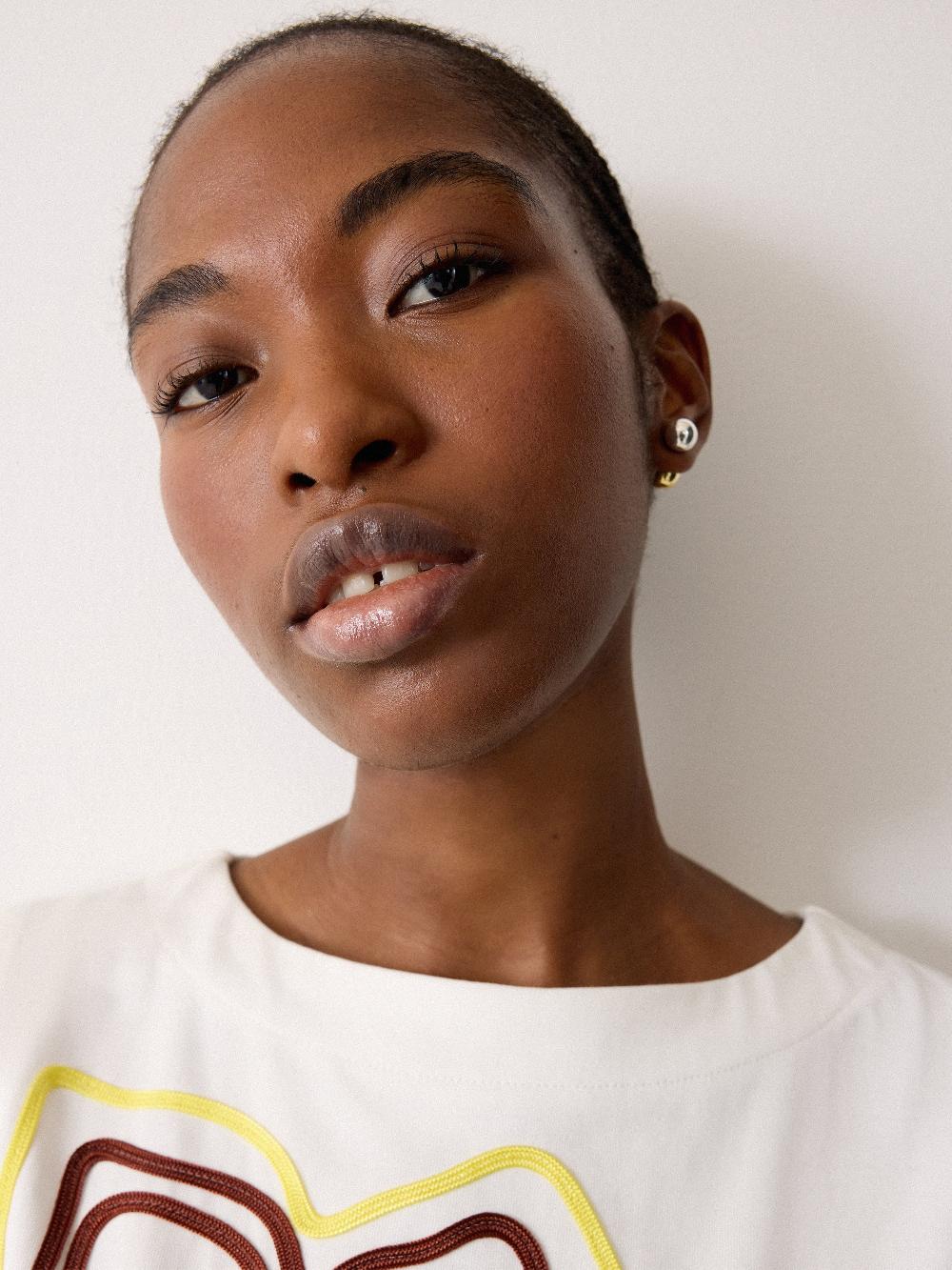 Jigsaw Reversible Stud Earring Multi