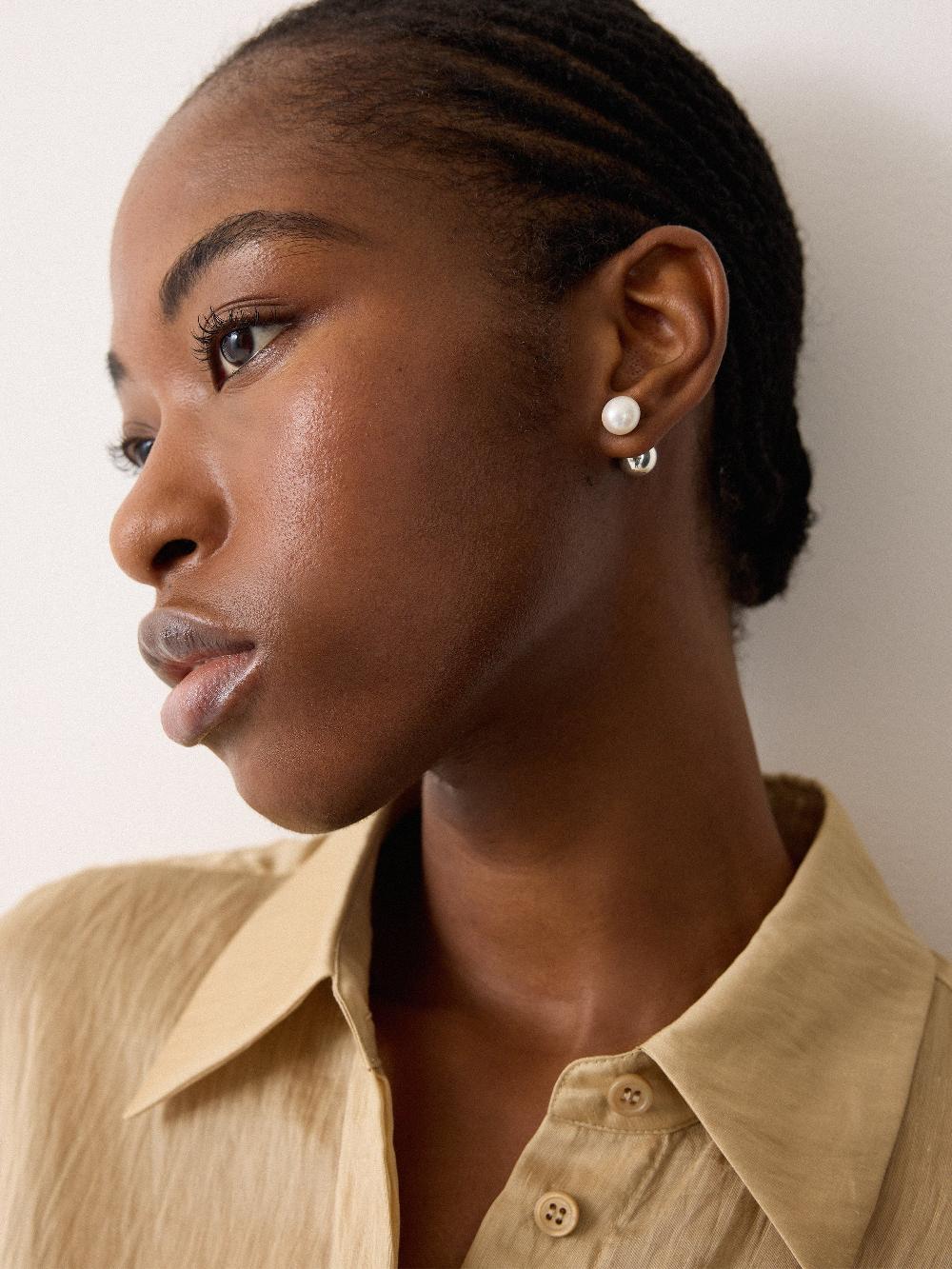 jigsaw Reversible Stud Earring Multi