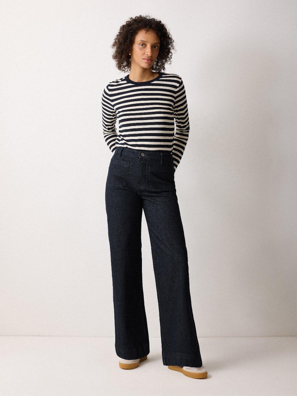 Jigsaw Rhea Patch Pocket Jean Indigo