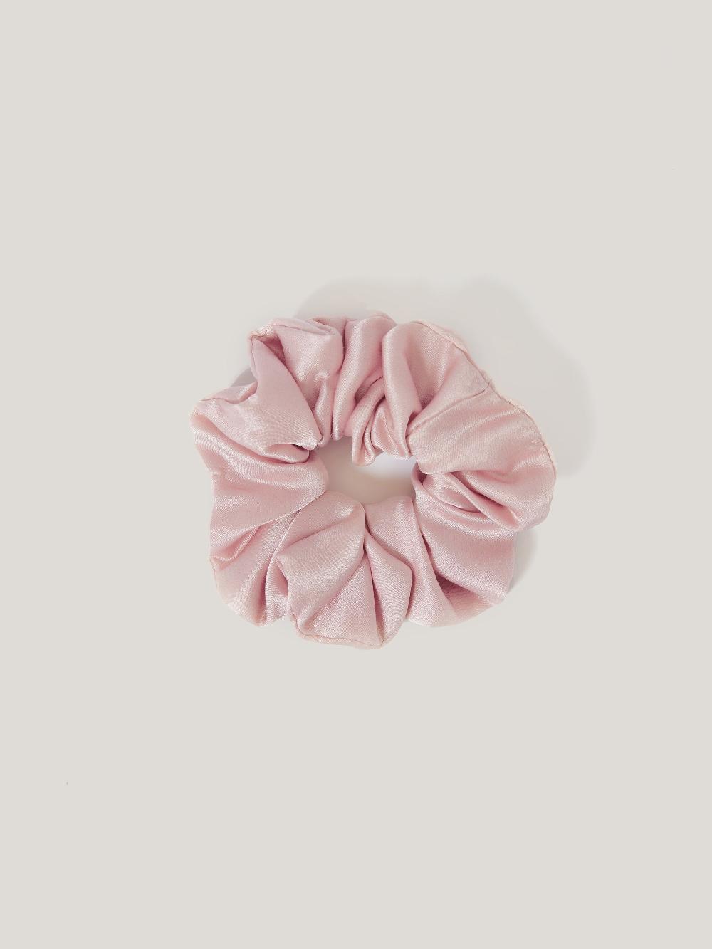 jigsaw Silk Scrunchie Dusty Pink