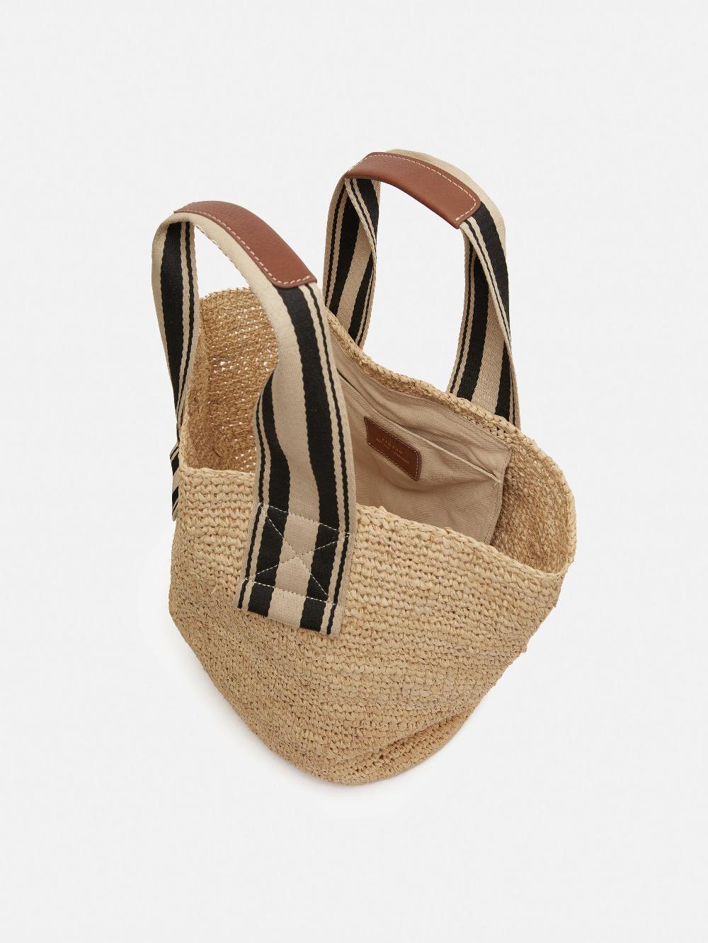 Jigsaw Soft Raffia Tote Natural