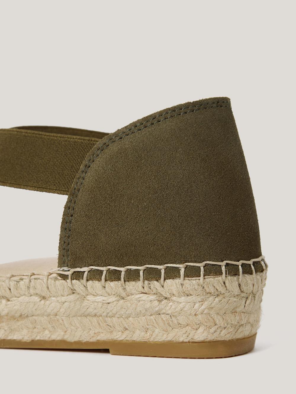 Jigsaw Spanish Elasticated Espadrille Khaki