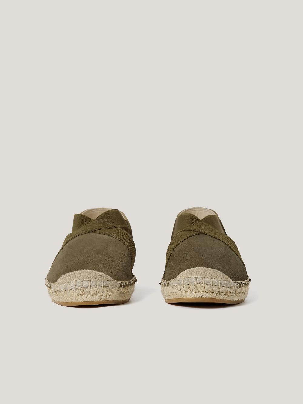 Jigsaw Spanish Elasticated Espadrille Khaki
