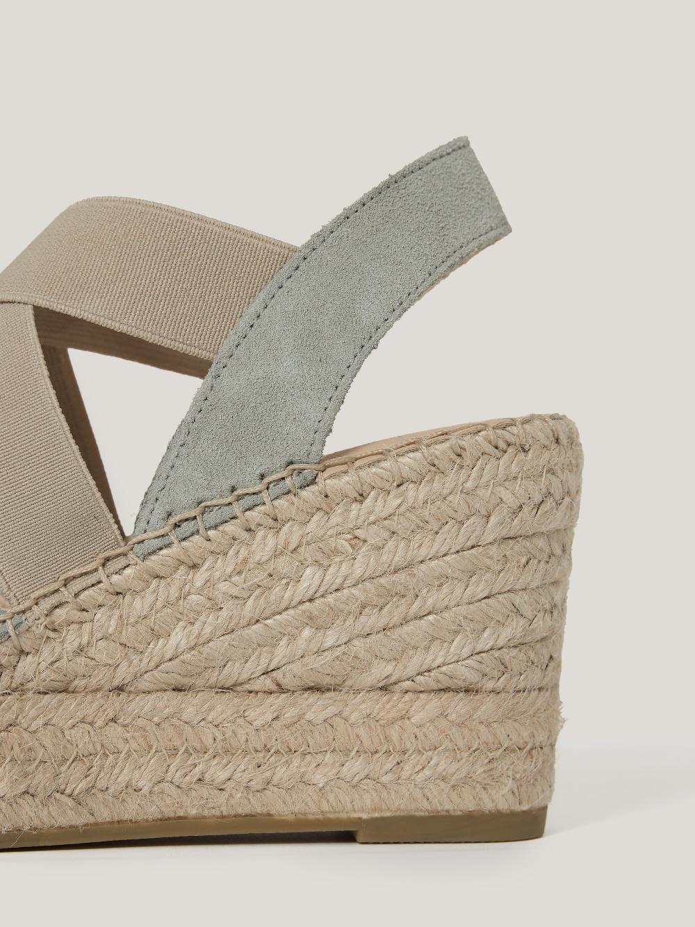 Jigsaw Spanish Wedge Espadrille Blue