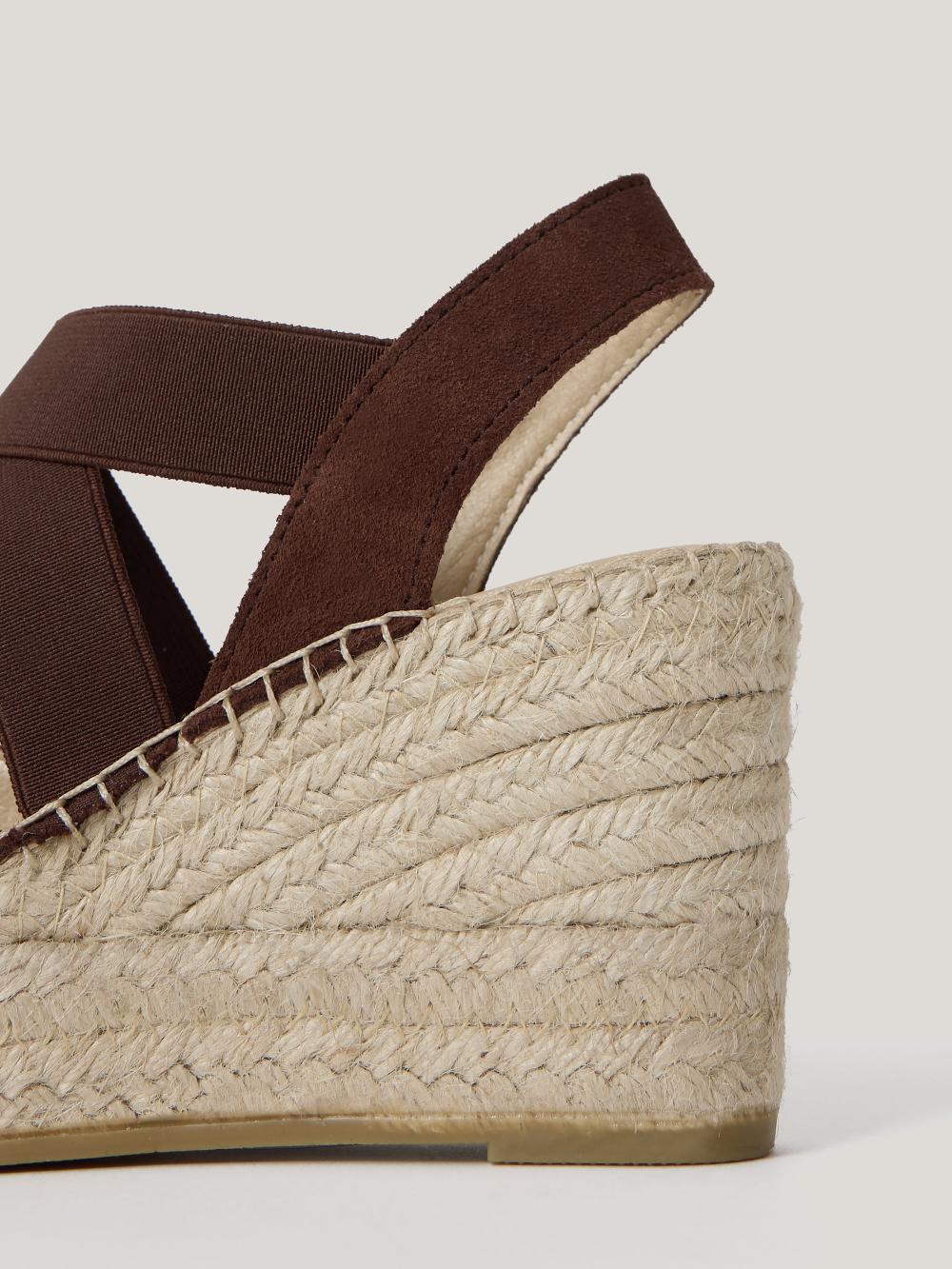Jigsaw Spanish Wedge Espadrille Brown