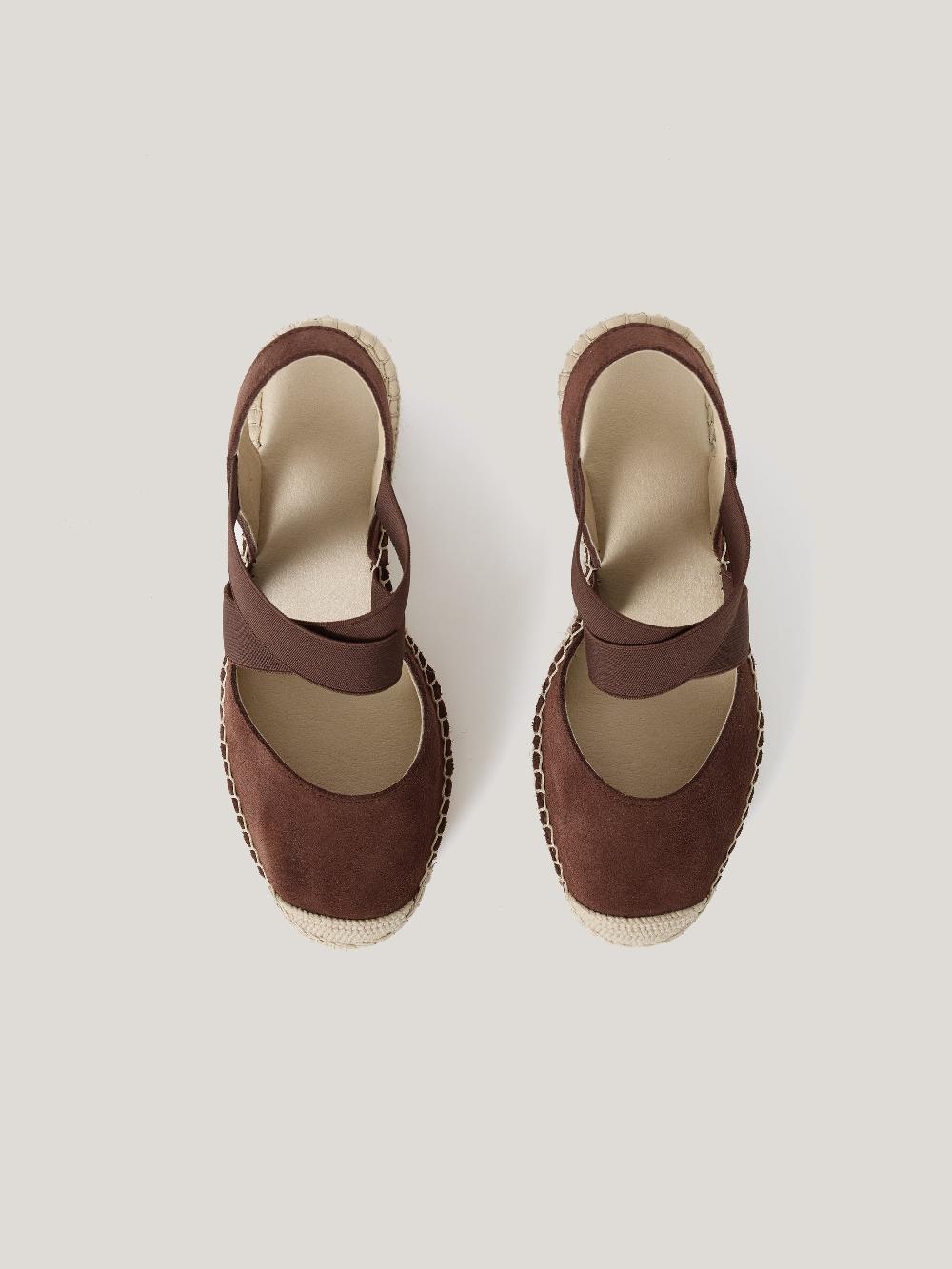 Jigsaw Spanish Wedge Espadrille Brown