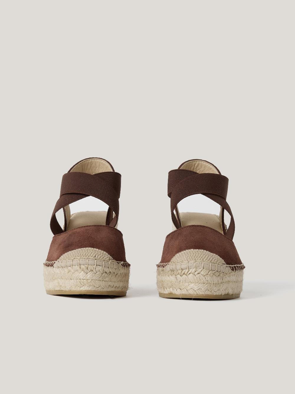 Jigsaw Spanish Wedge Espadrille Brown