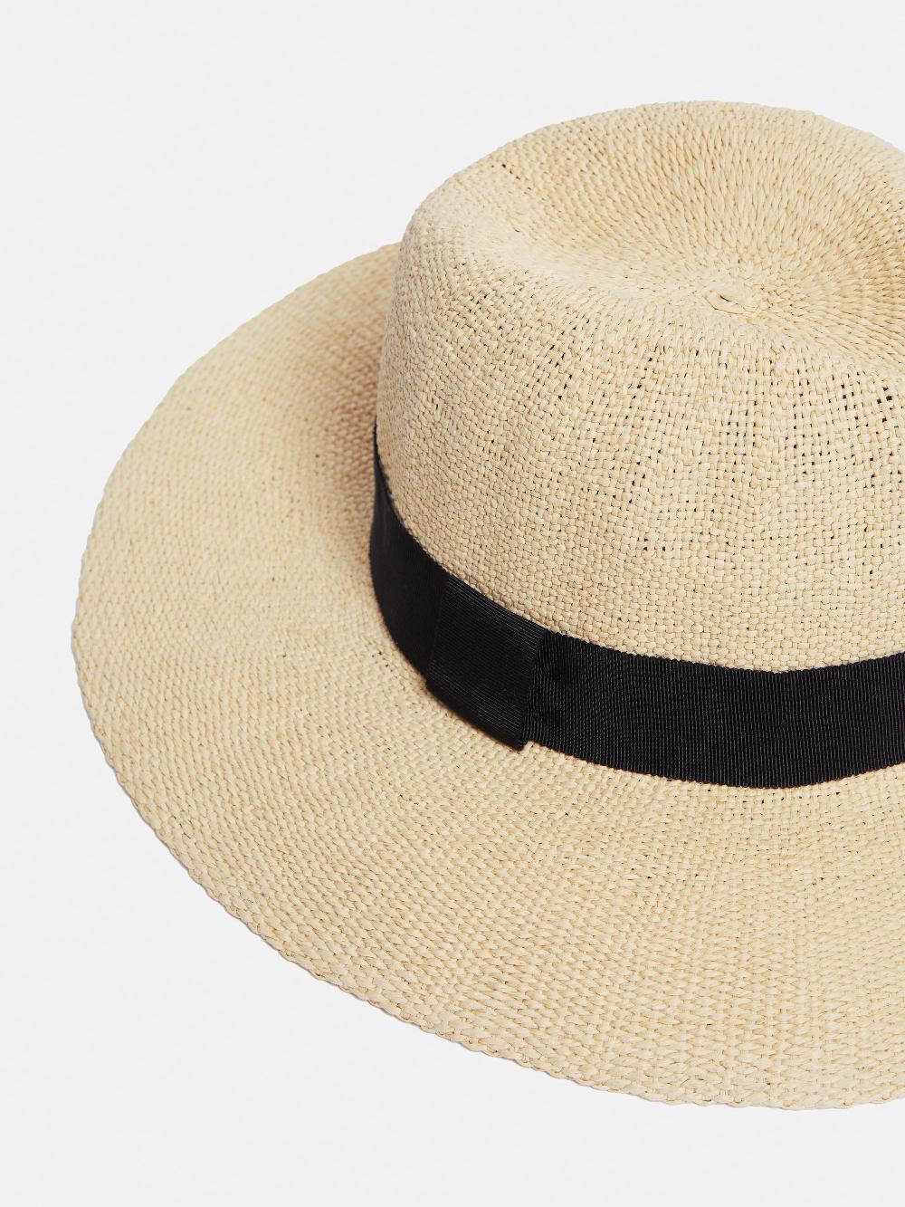 Jigsaw Straw Fedora Natural