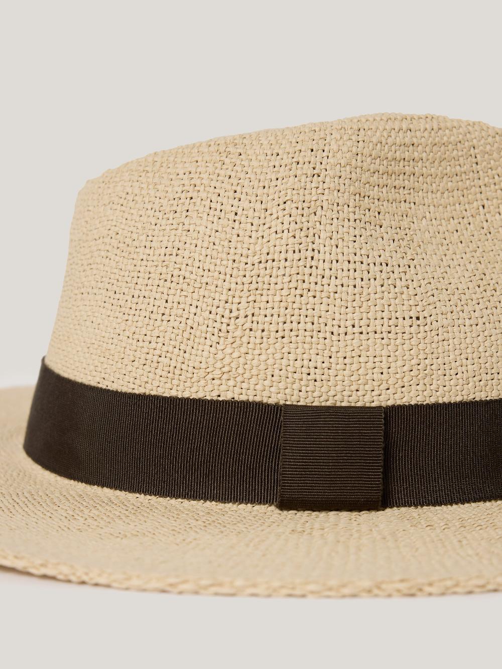 Jigsaw Straw Fedora Natural