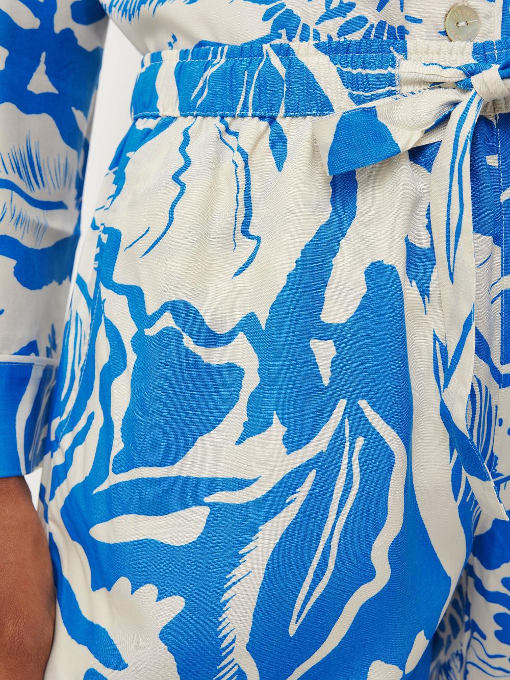 Jigsaw Strokes Floral Pyjama BLUE