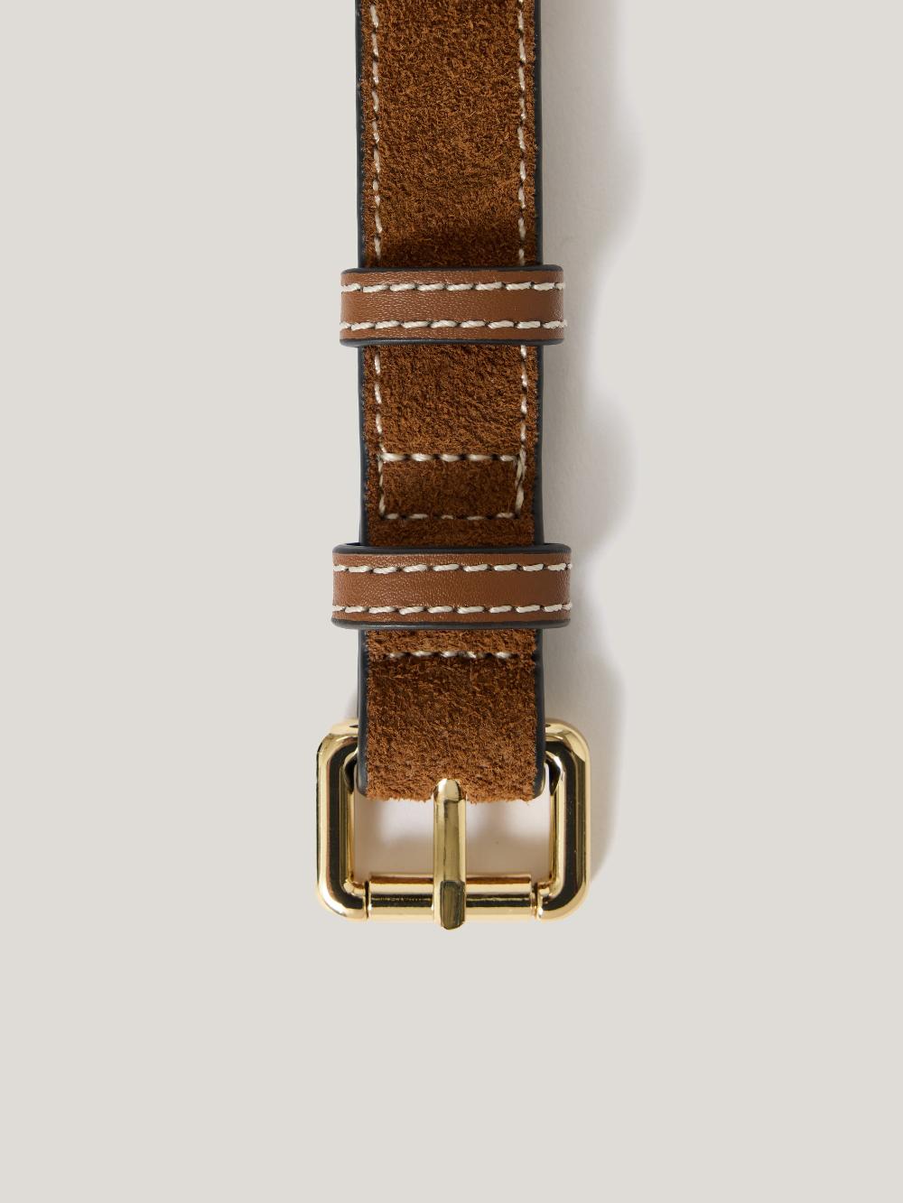 Jigsaw Suede Skinny Belt Suede Skinny Belt Tan