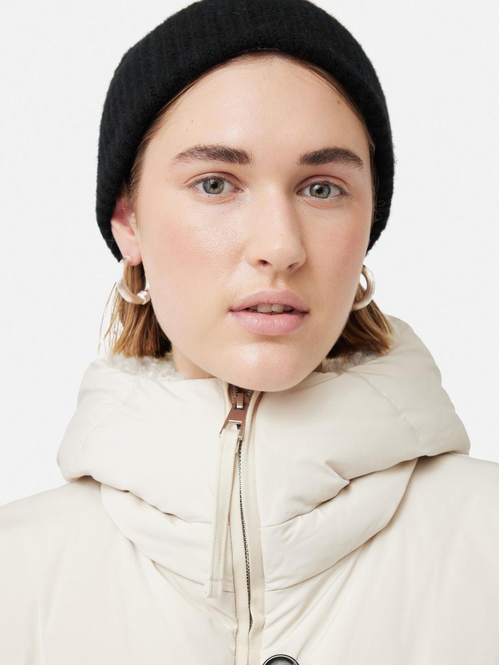 Jigsaw Wool Cashmere Blend Beanie Black