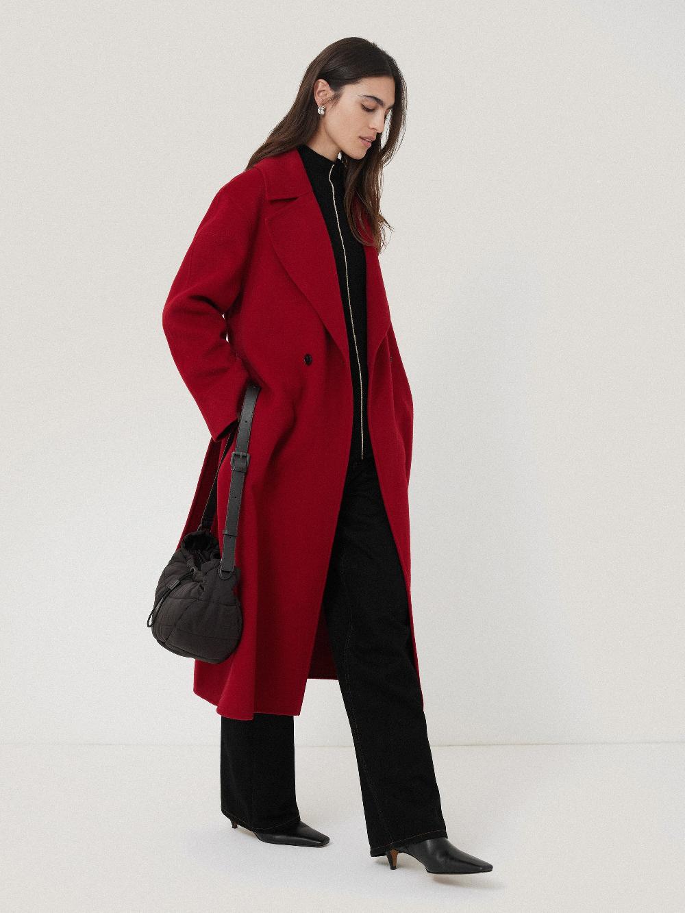 Jigsaw Wool Cashmere Blend Line Jumper Black