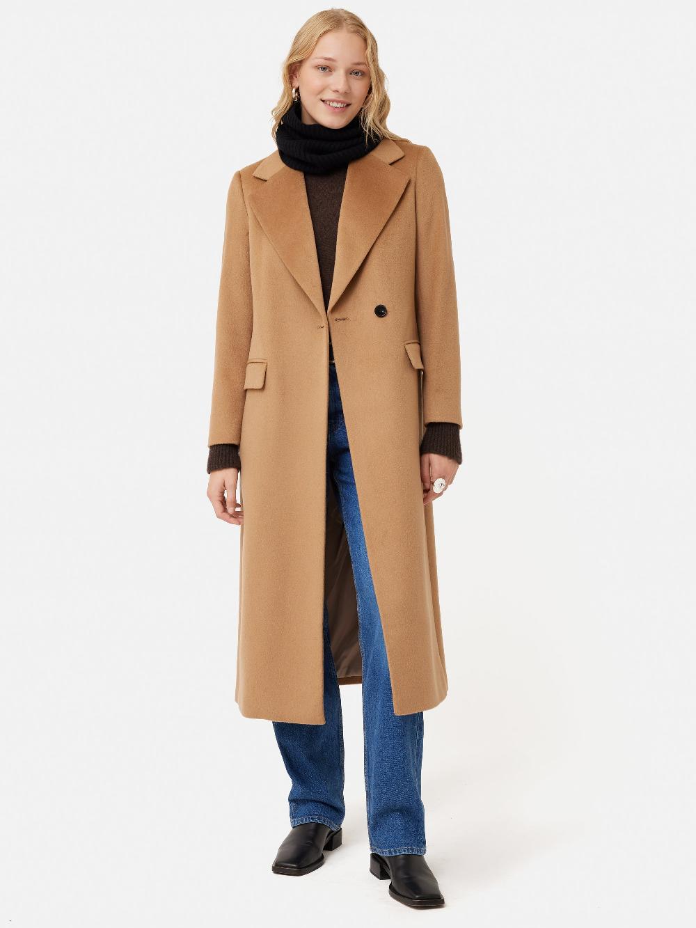 Jigsaw Wool Cashmere Blend Snood Black