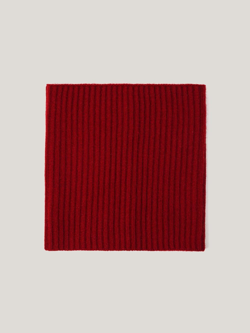 Jigsaw Wool Cashmere Blend Snood Red