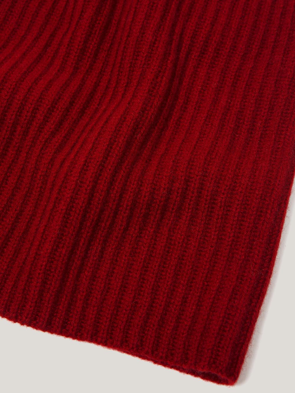 Jigsaw Wool Cashmere Blend Snood Red
