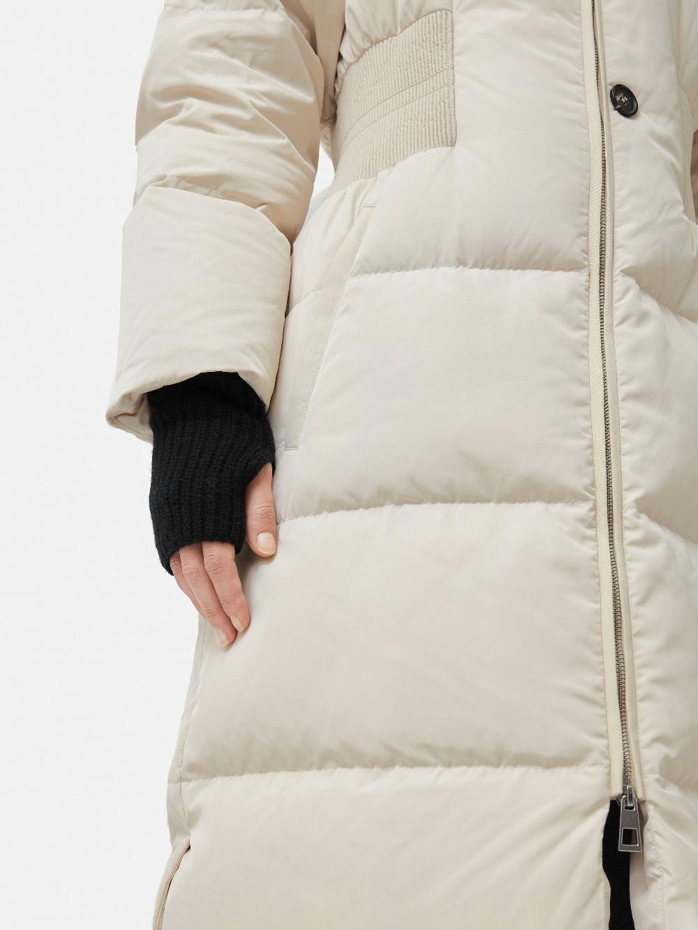 Jigsaw Wool Cashmere Mittens Black