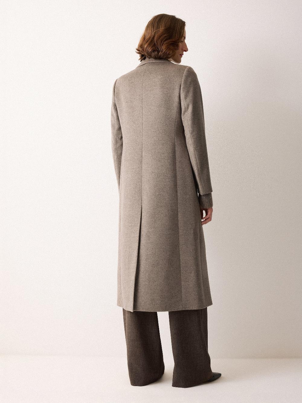 Jigsaw Wool Maxi City Coat Taupe