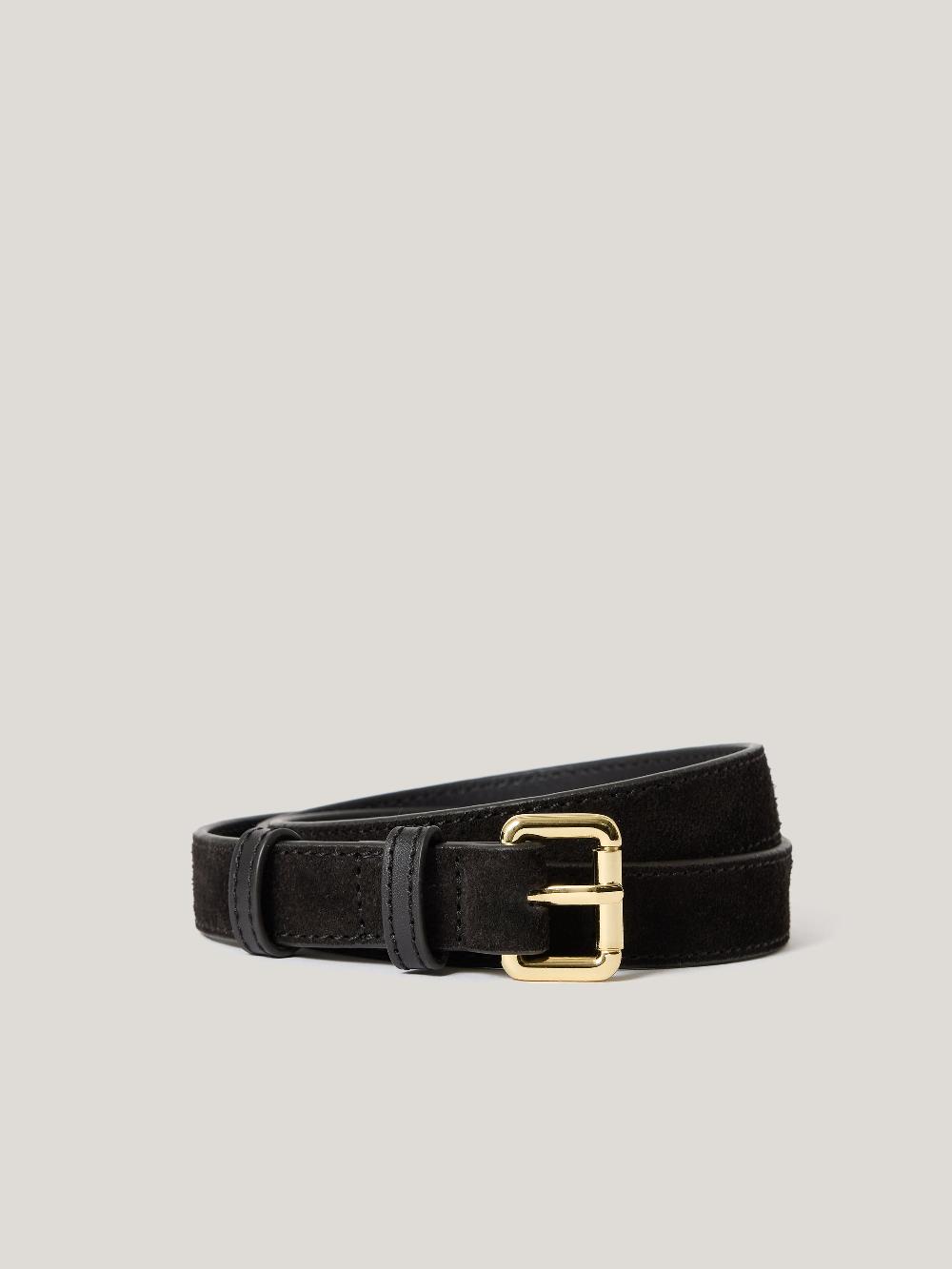 Jigsaw Suede Skinny Belt Suede Skinny Belt Chocolate