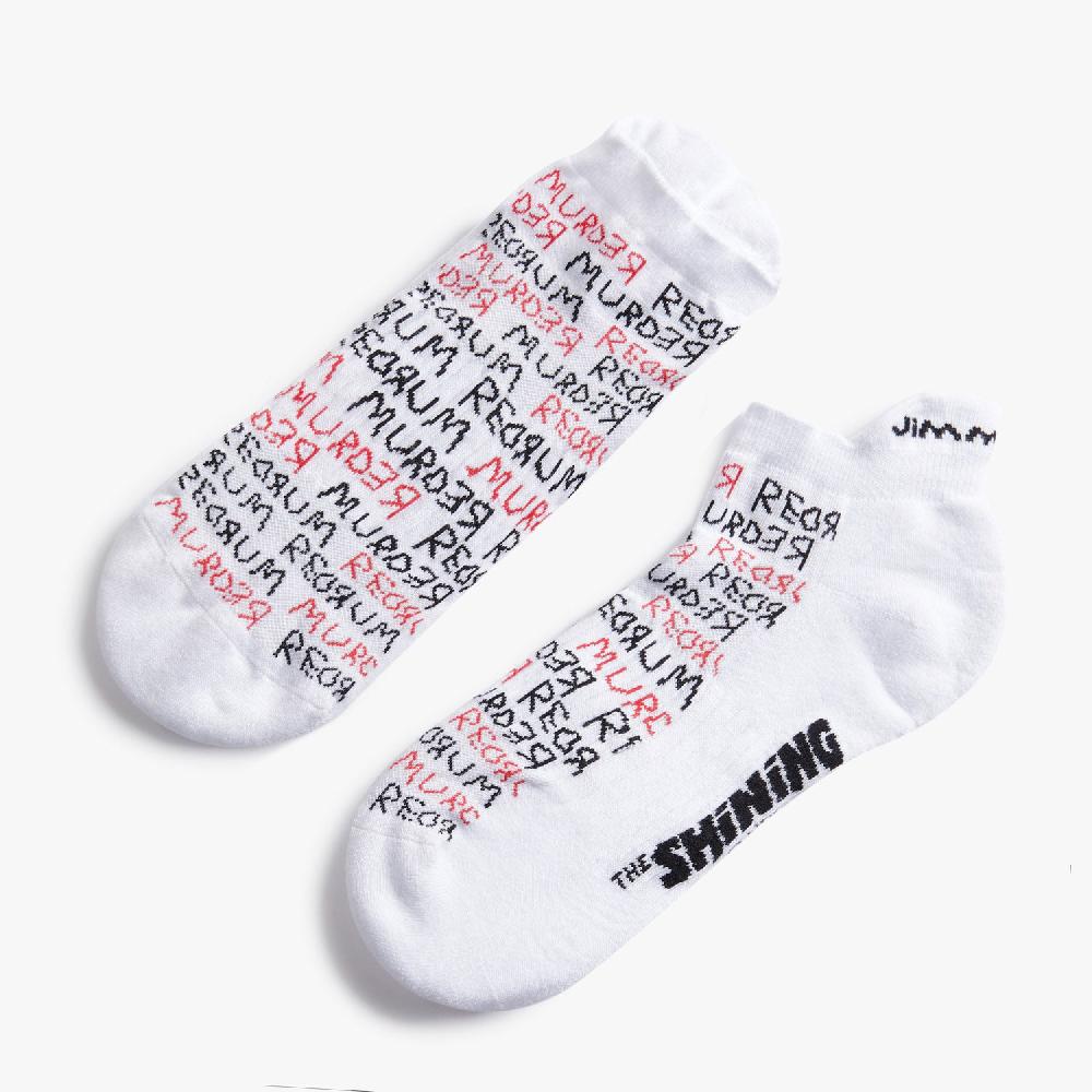 jimmy lion Ankle Athletic Socks The Shining - Redrum Stanley Kubrick x Jimmy Lion