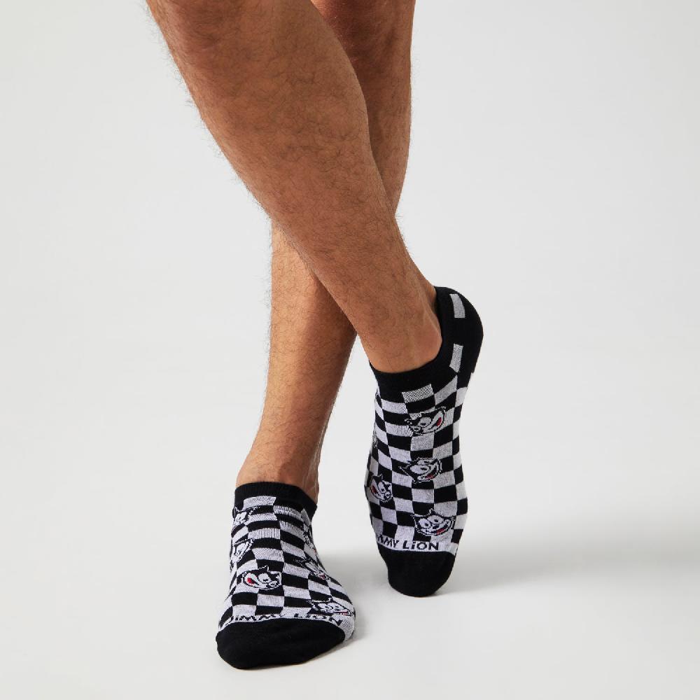 Jimmy Lion Ankle Socks Felix Check Felix The Cat X Jimmy Lion