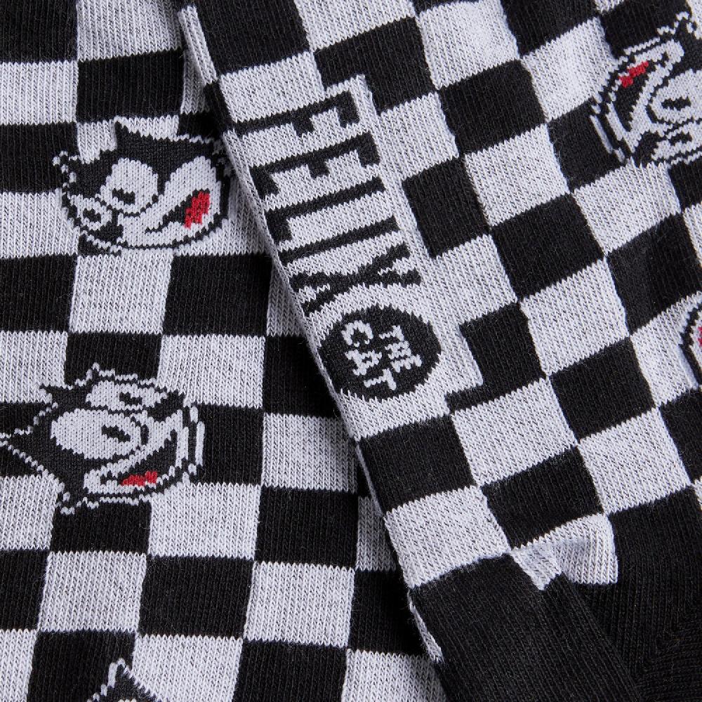 Jimmy Lion Ankle Socks Felix Check Felix The Cat X Jimmy Lion