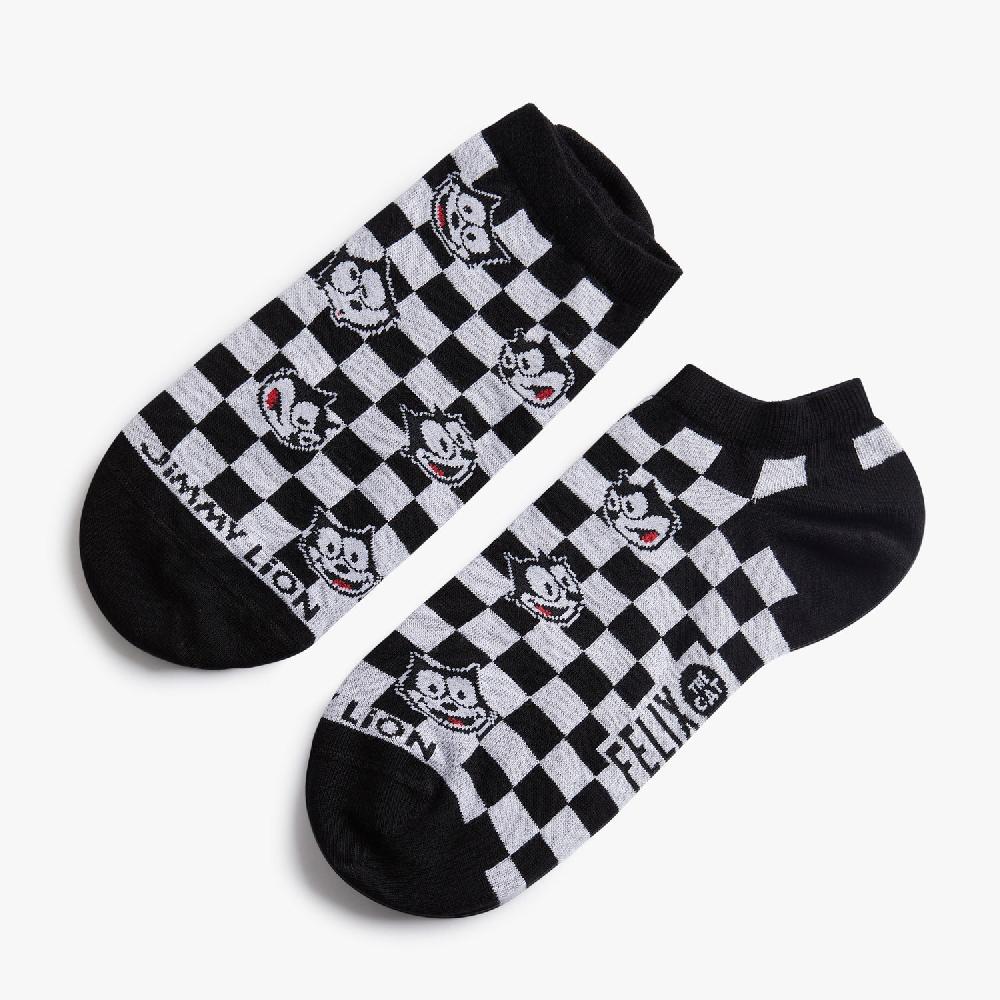 jimmy lion Ankle Socks Felix Check Felix the Cat x Jimmy Lion