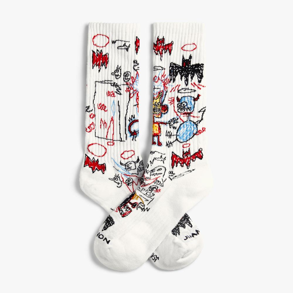 jimmy lion Athletic Socks Athletic Basquiat Batman Basquiat x Jimmy Lion