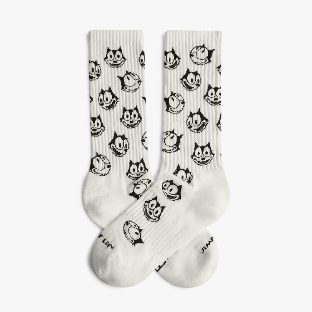 jimmy lion Athletic Socks Athletic Felix Smile Felix the Cat x Jimmy Lion