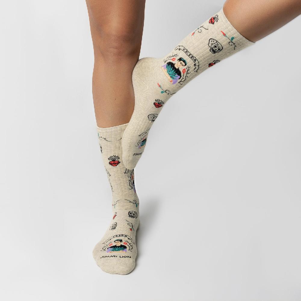 Jimmy Lion Athletic Socks Athletic Frida Viva Mexico Frida Kahlo X Jimmy Lion