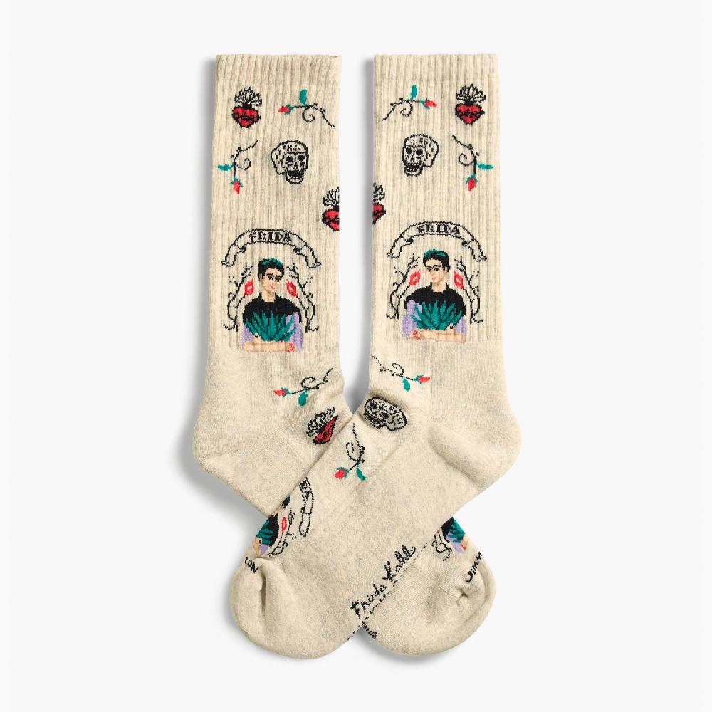 jimmy lion Athletic Socks Athletic Frida Viva Mexico Frida Kahlo x Jimmy Lion