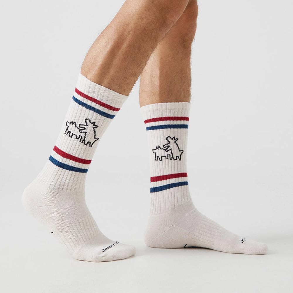 Jimmy Lion Athletic Socks Athletic Keith Haring Two Dogs Keith Haring X Jimmy Lion