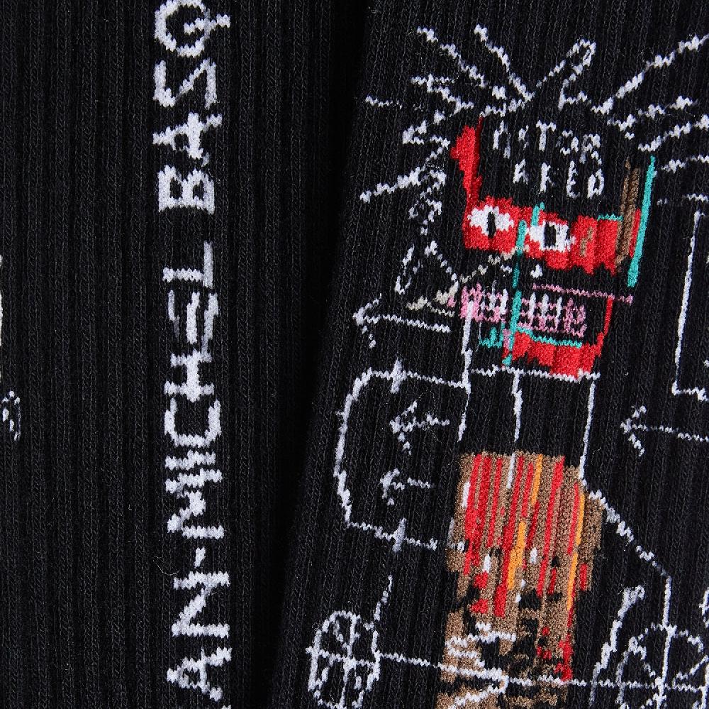 Jimmy Lion Athletic Socks Basquiat Gem Spa Basquiat X Jimmy Lion