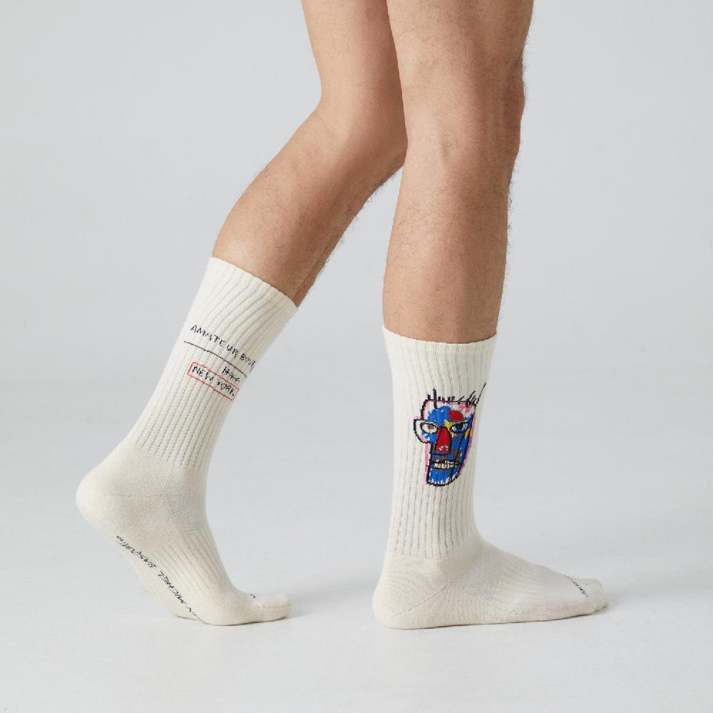 Jimmy Lion Athletic Socks Basquiat Heads 1982 Basquiat X Jimmy Lion