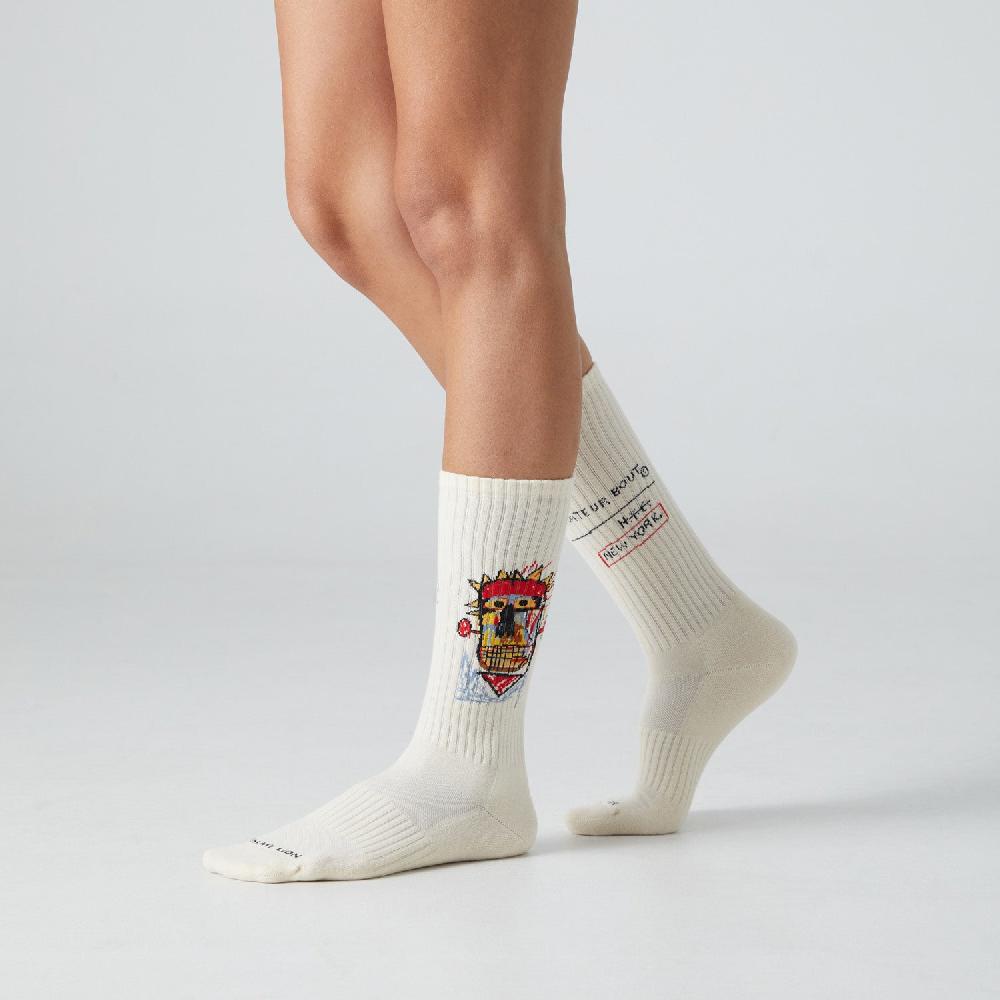 Jimmy Lion Athletic Socks Basquiat Heads 1982 Basquiat X Jimmy Lion