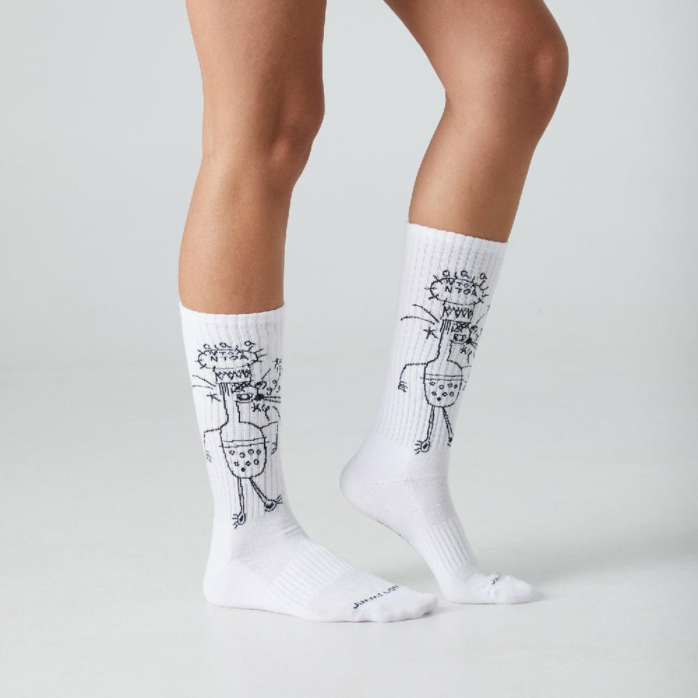 Jimmy Lion Athletic Socks Basquiat TKO Untitled Basquiat X Jimmy Lion