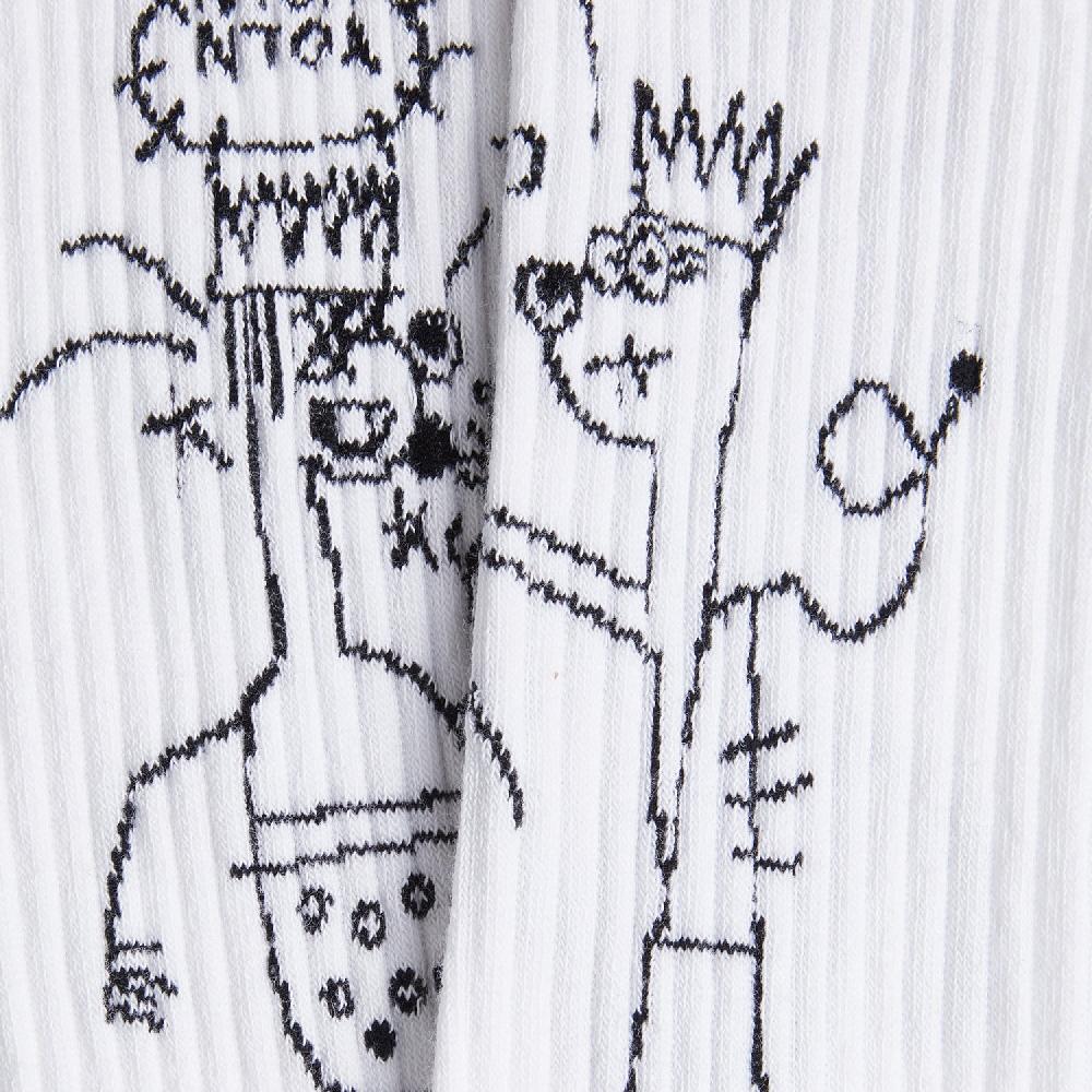 Jimmy Lion Athletic Socks Basquiat TKO Untitled Basquiat X Jimmy Lion