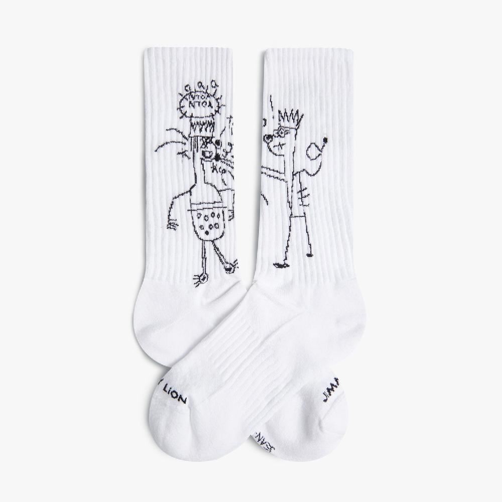 jimmy lion Athletic Socks Basquiat TKO Untitled Basquiat x Jimmy Lion