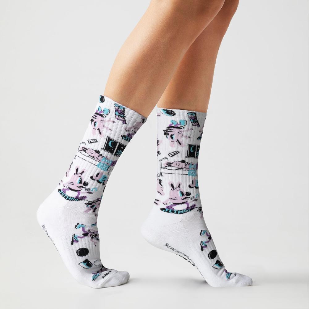 Jimmy Lion Athletic Socks Jethro Pattern Jeremyville X Jimmy Lion