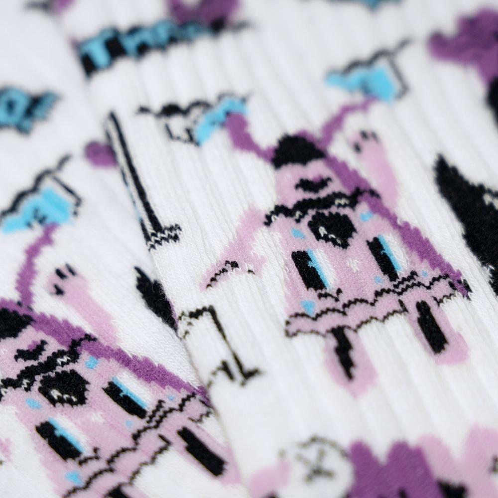 Jimmy Lion Athletic Socks Jethro Pattern Jeremyville X Jimmy Lion