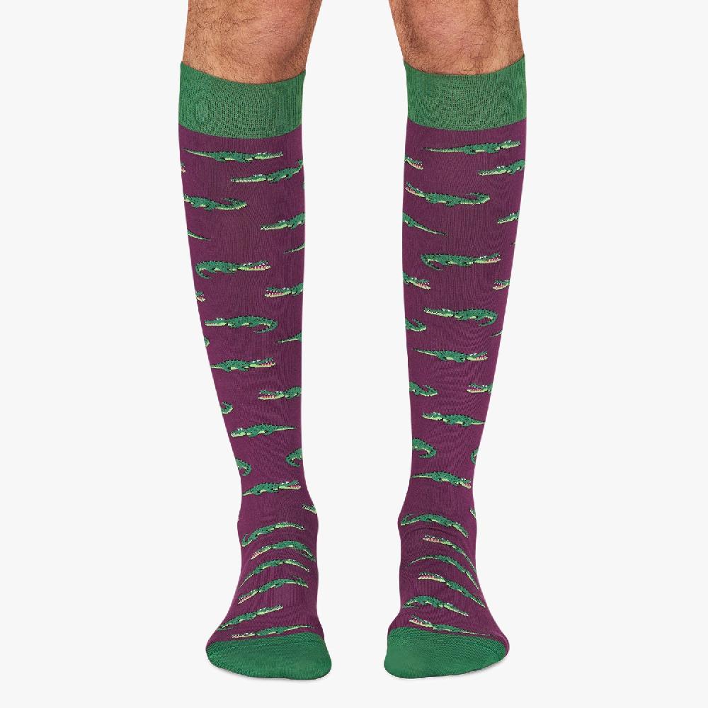 Jimmy Lion Calcetines Caña Alta Modelo KH Crocodiles