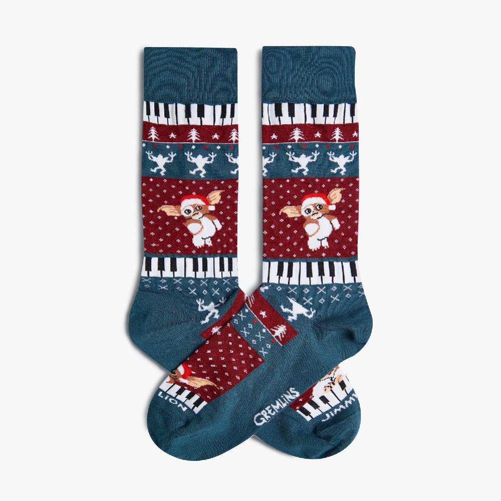 jimmy lion Christmas Socks Holiday Gizmo Gremlins x Jimmy Lion