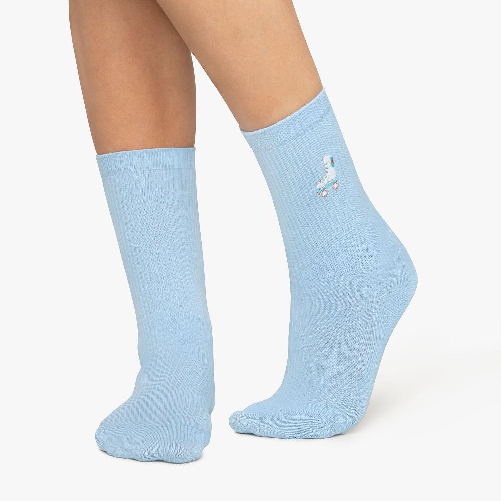 Jimmy Lion Embroidered Socks For Women Rollin' Ice Cream