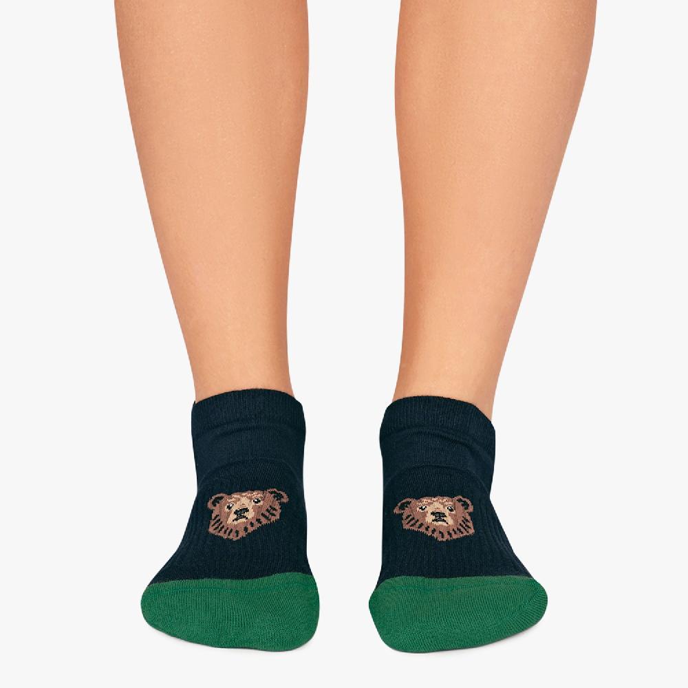 Jimmy Lion Funny Ankle Athletic Bear Socks Jimmy Lion